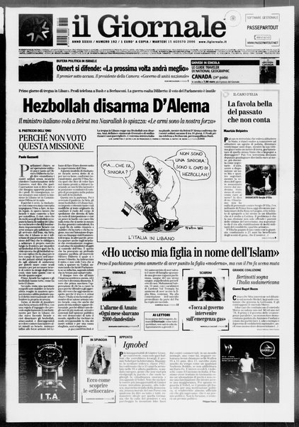 Il giornale : quotidiano del mattino